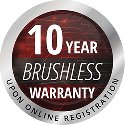 icon 10 year brushless warranty english version