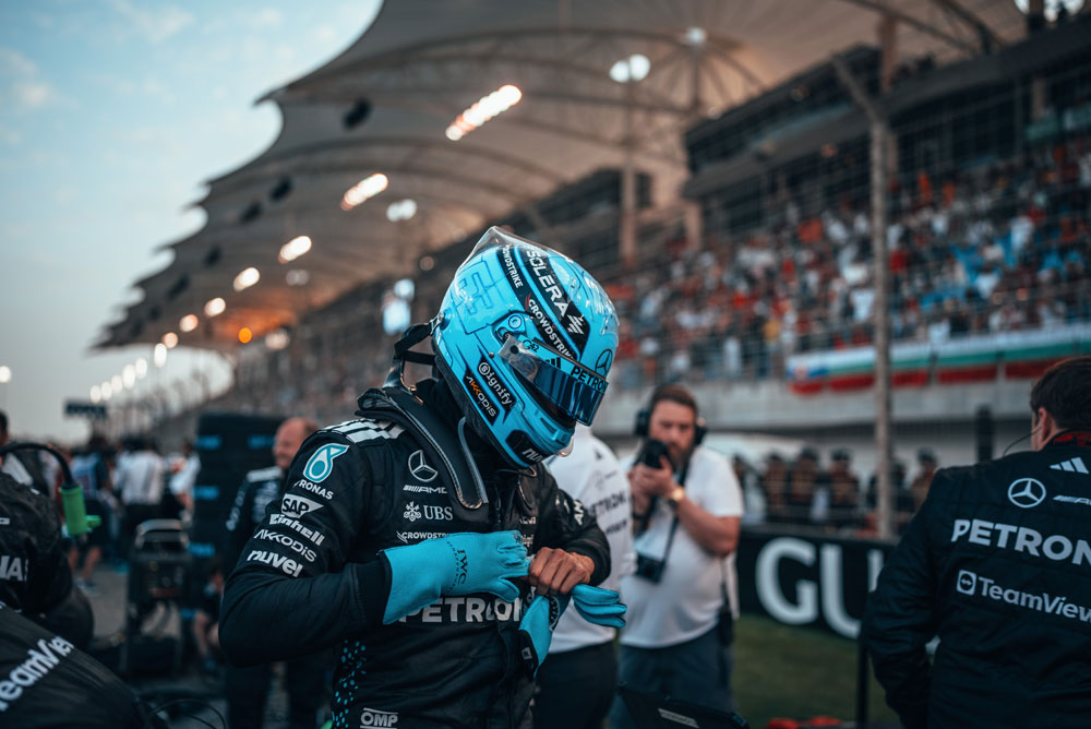 Formula 1 driver from Mercedes.